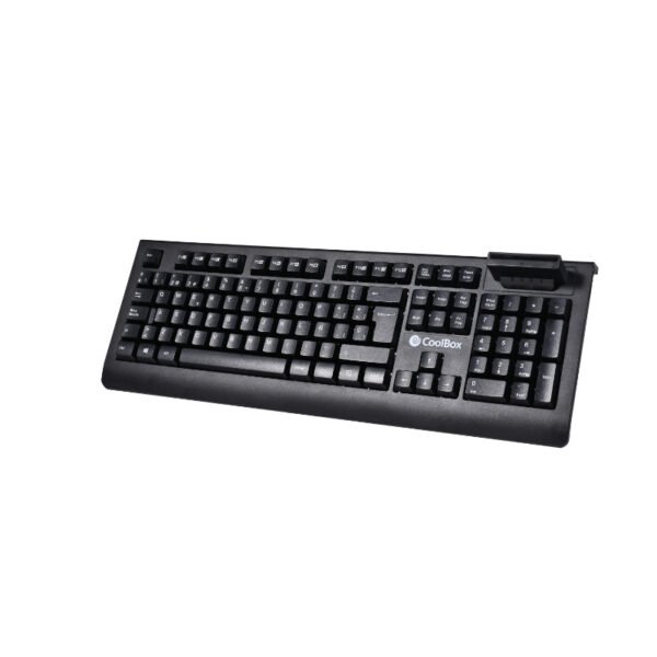 COOLBOX TECLADO CON LECTOR DNIE