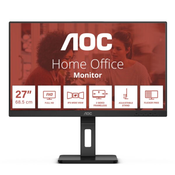 AOC  27E3QAF MM, 27" / 75Hz / 4ms / HDMI DP / VESA 100x100mm