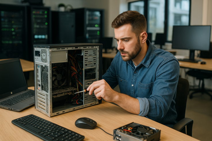 Imagen relacionada con Soluciones Informáticas para Empresas y Usuarios: Mantenimiento y Reparación de Equipos