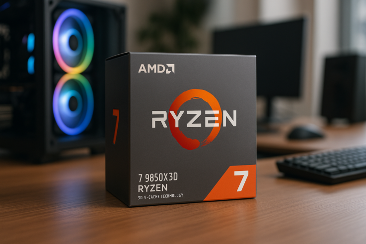 Imagen relacionada con AMD lanza el Ryzen 7 9850X3D: la nueva joya para gamers y creadores