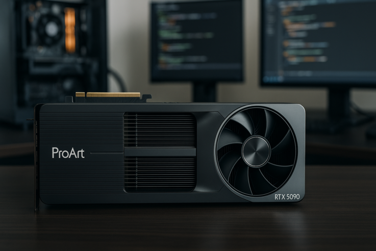 Imagen relacionada con ASUS presenta la RTX 5090 ProArt con innovador diseño de refrigeración flow-through