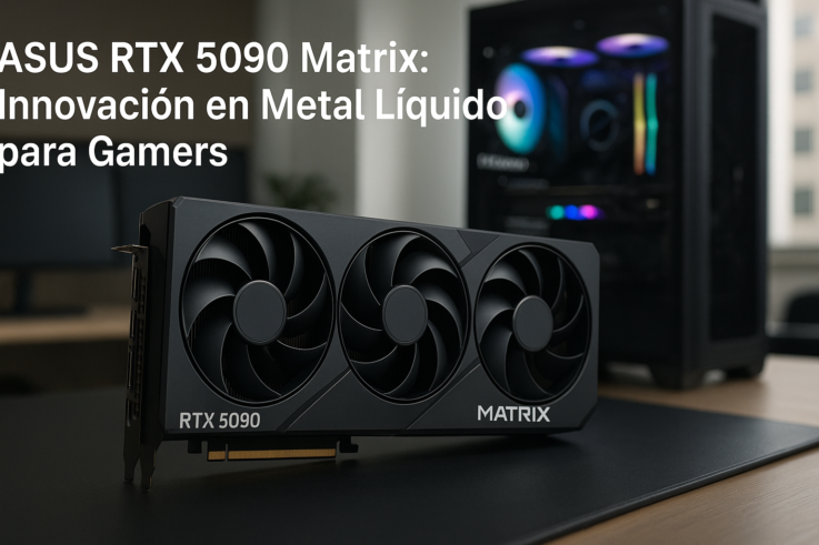 Imagen relacionada con ASUS RTX 5090 Matrix: Innovación en Metal Líquido para Gamers