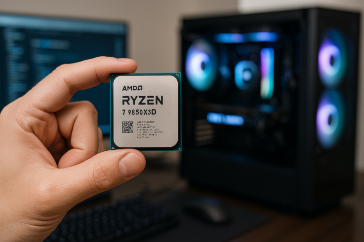 Imagen relacionada con El Ryzen 7 9850X3D: Un nuevo procesador de AMD que promete revolucionar el mercado