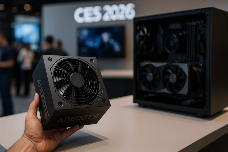 Imagen relacionada con MSI presenta su nueva fuente de alimentación MPG AI1600TS PCIe5 en el CES 2026