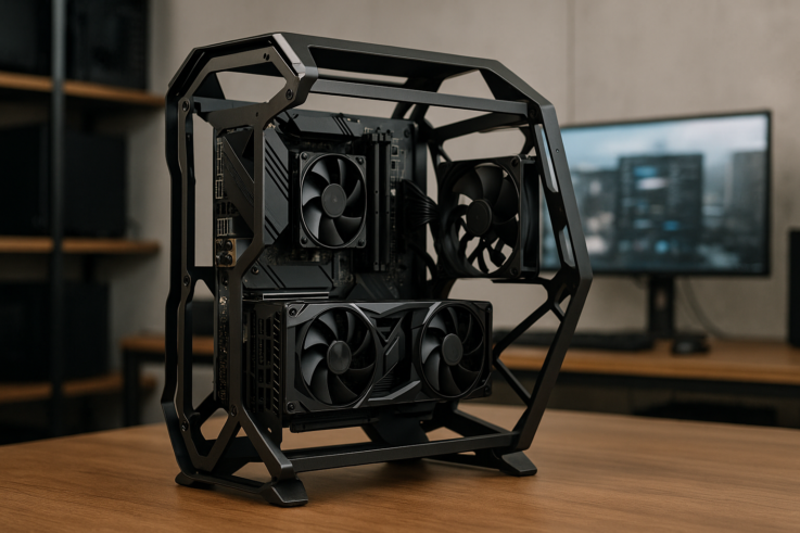 Imagen relacionada con Phanteks revela la EXO 626: una caja de PC 'open frame' innovadora