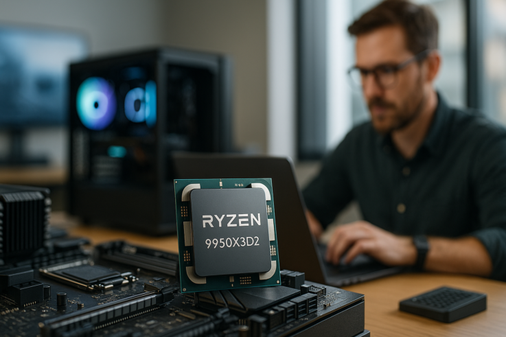 Imagen relacionada con ¿Preparados para el Ryzen 9 9950X3D2? Posibles novedades en el CES