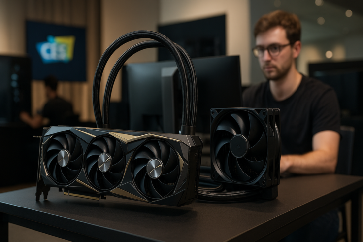 Imagen relacionada con Presentación de la MSI RTX 5090 Lightning en el CES 2026: Innovación en refrigeración AIO