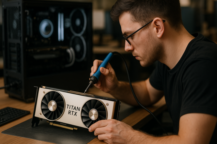 Imagen relacionada con Transformando una RTX 2080 Ti en una Titan RTX: El arte del modding