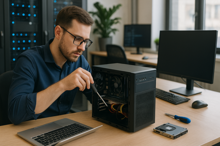 Imagen relacionada con Servicios informáticos y reparación de ordenadores: Mejora tu productividad y seguridad