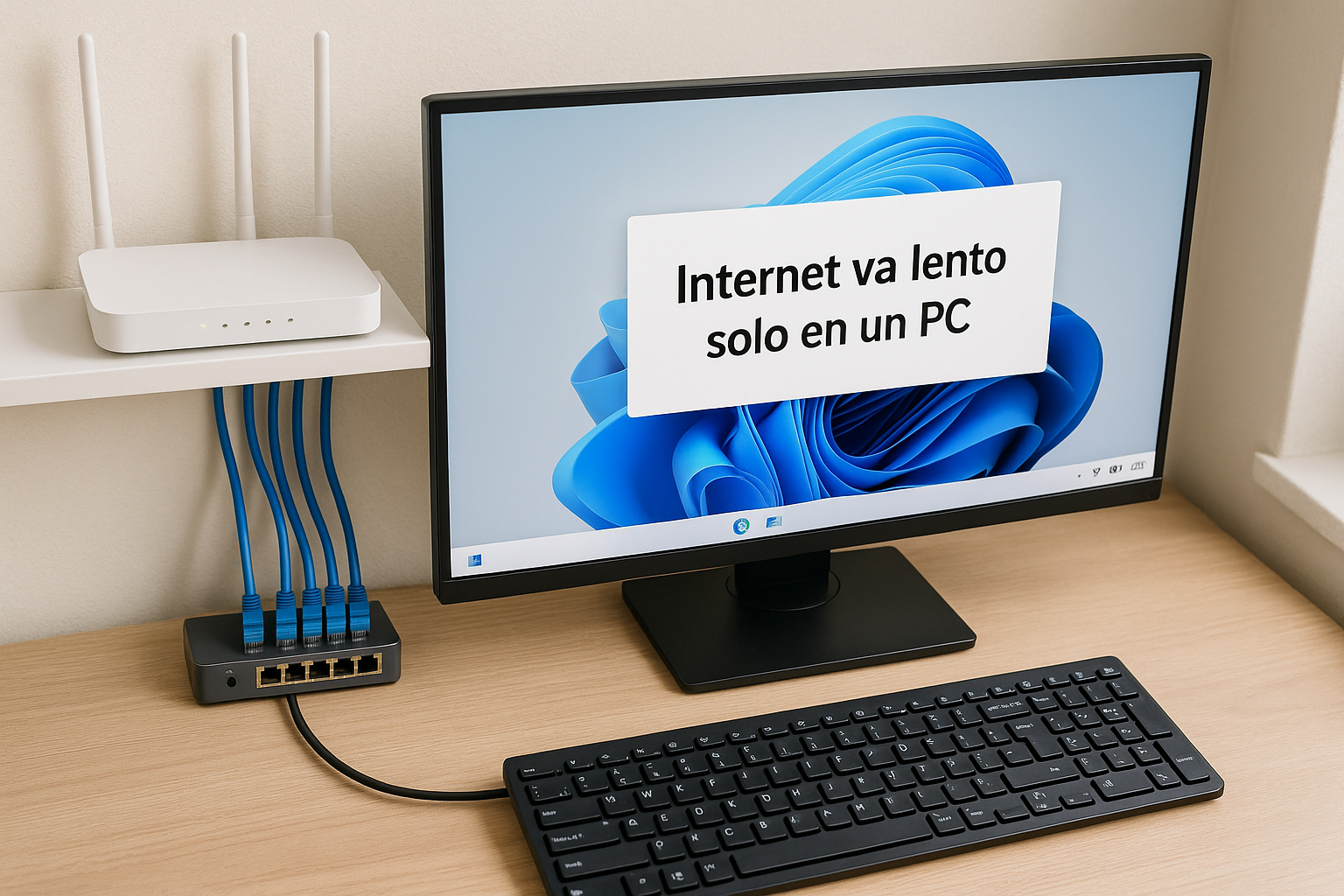 Internet va lento solo en un PC (imagen 1)