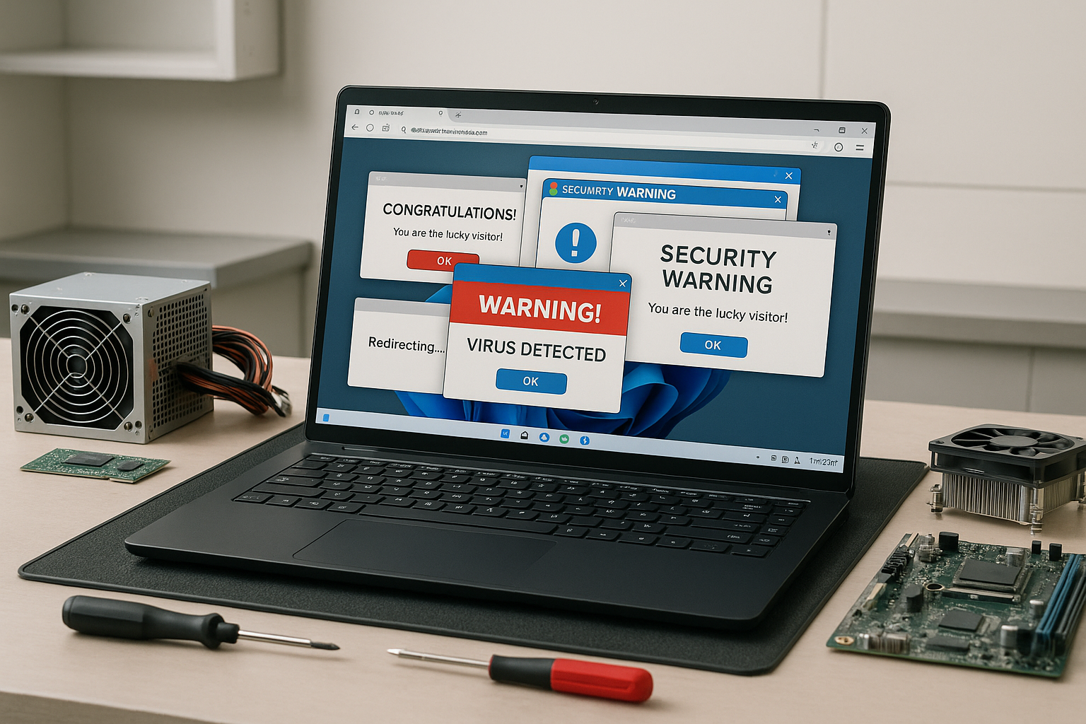 navegador secuestrado: popups y redirecciones (imagen 1)