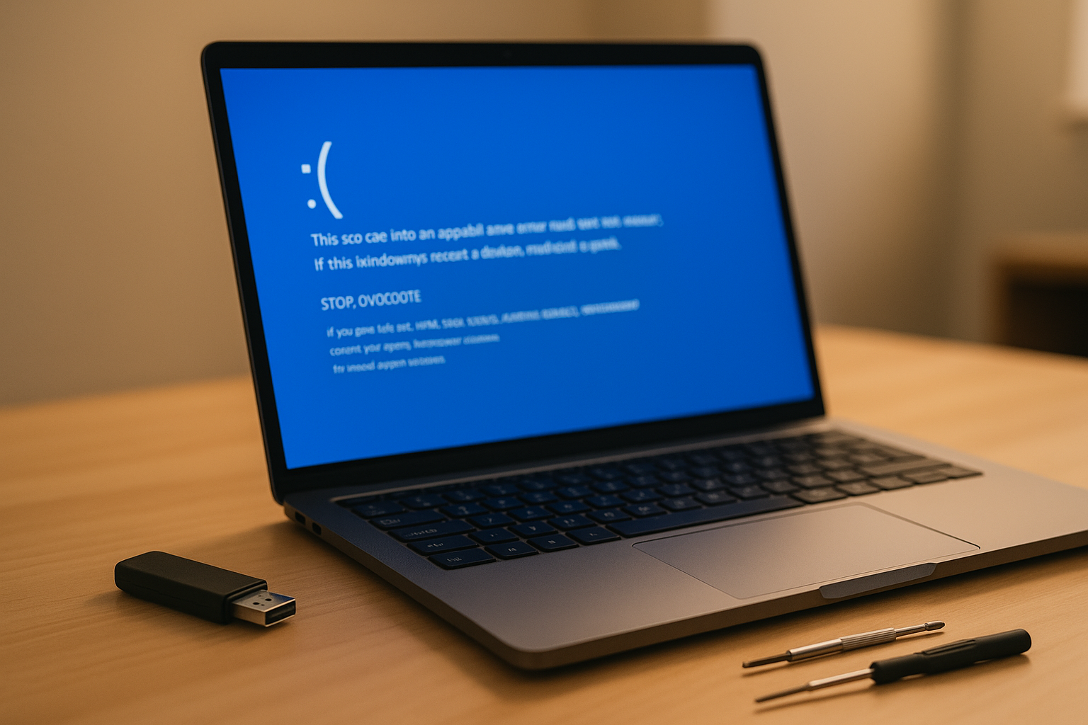 pantalla azul con códigos de error (BSOD) (imagen 1)