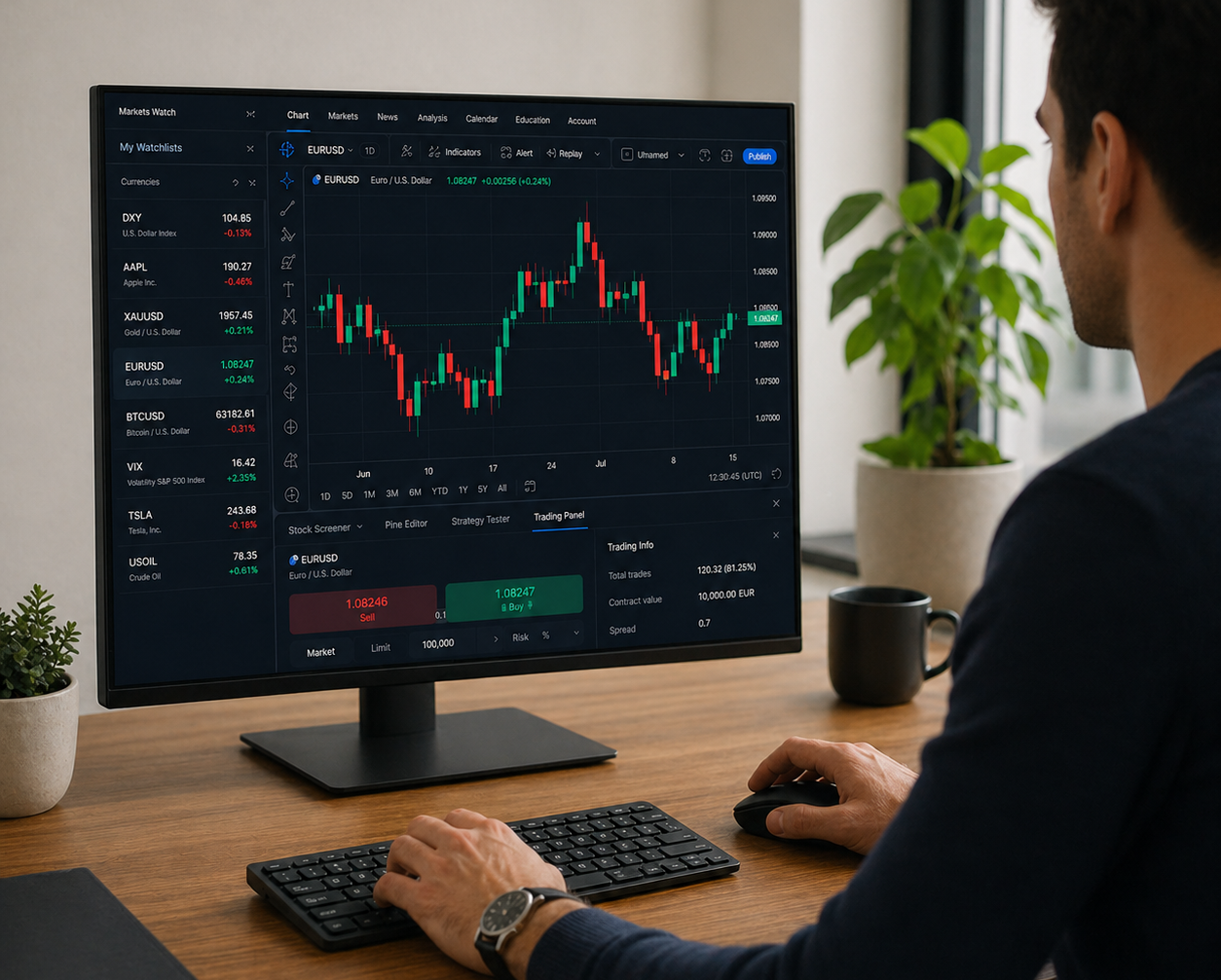VPS optimizado para trading automático con MetaTrader 5