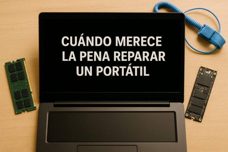 cuándo merece la pena reparar un portátil