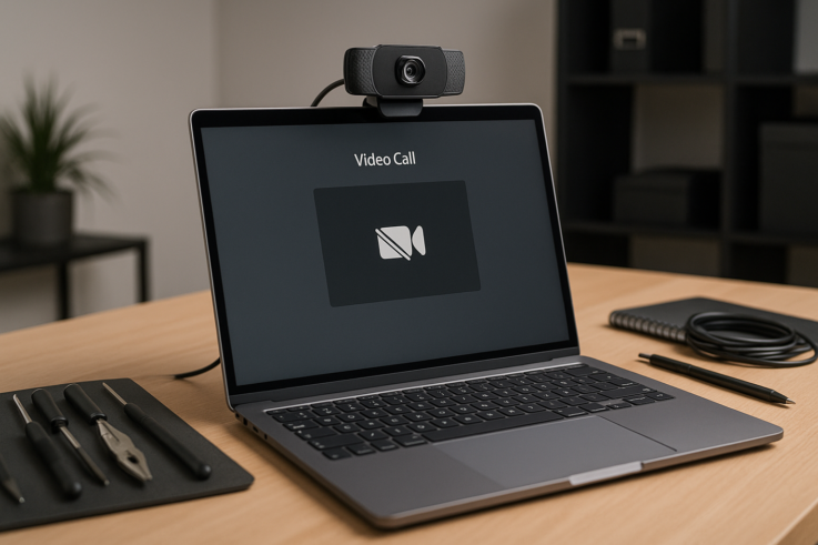 webcam no funciona en videollamadas