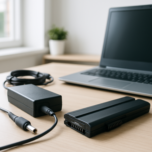 cómo diferenciar cargador, batería, conector y placa