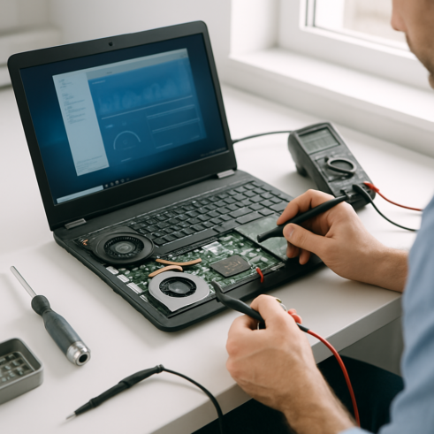 equipo reacondicionado que hace ruidos anómalos: cómo separar software, hardware y temperatura